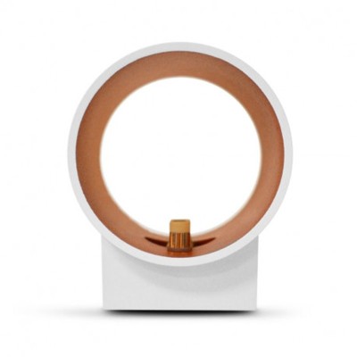 Applique Murale G9 X1 Blanc/Doré Cylindrique