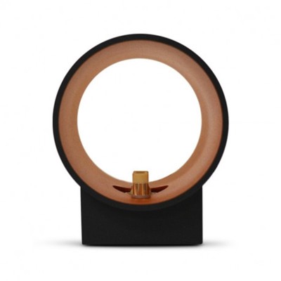 Applique Murale G9 X1 Noir/Doré Cylindrique